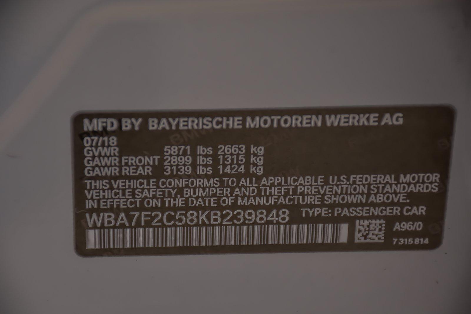 Used 2019 BMW 7 Series 750i xDrive M-Sport | Downers Grove, IL
