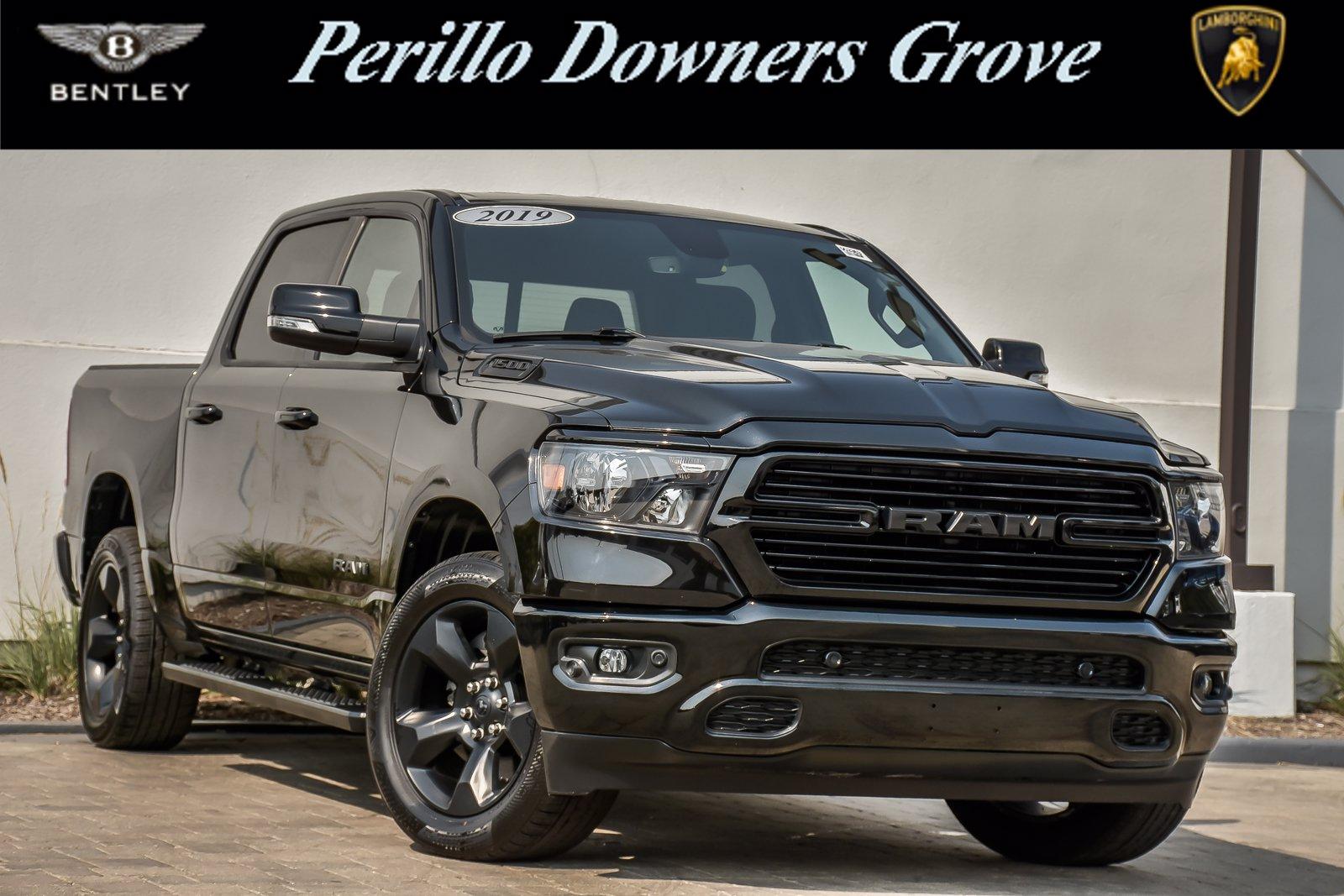 Used 2019 Ram 1500 Big Horn Black Crew Cab With Navigation | Downers Grove, IL