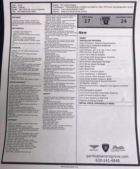 Used 2016 Cadillac SRX Luxury Collection | Downers Grove, IL