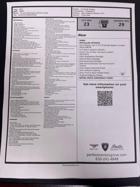Used 2021 BMW X4 xDrive30i, M Sport, Executive Pkg, Shadowline Pkg | Downers Grove, IL
