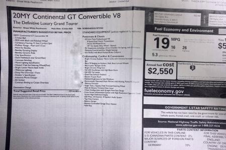 Used 2020 Bentley Continental GT V8 Mulliner, Naim Sound, Touring Specification | Downers Grove, IL