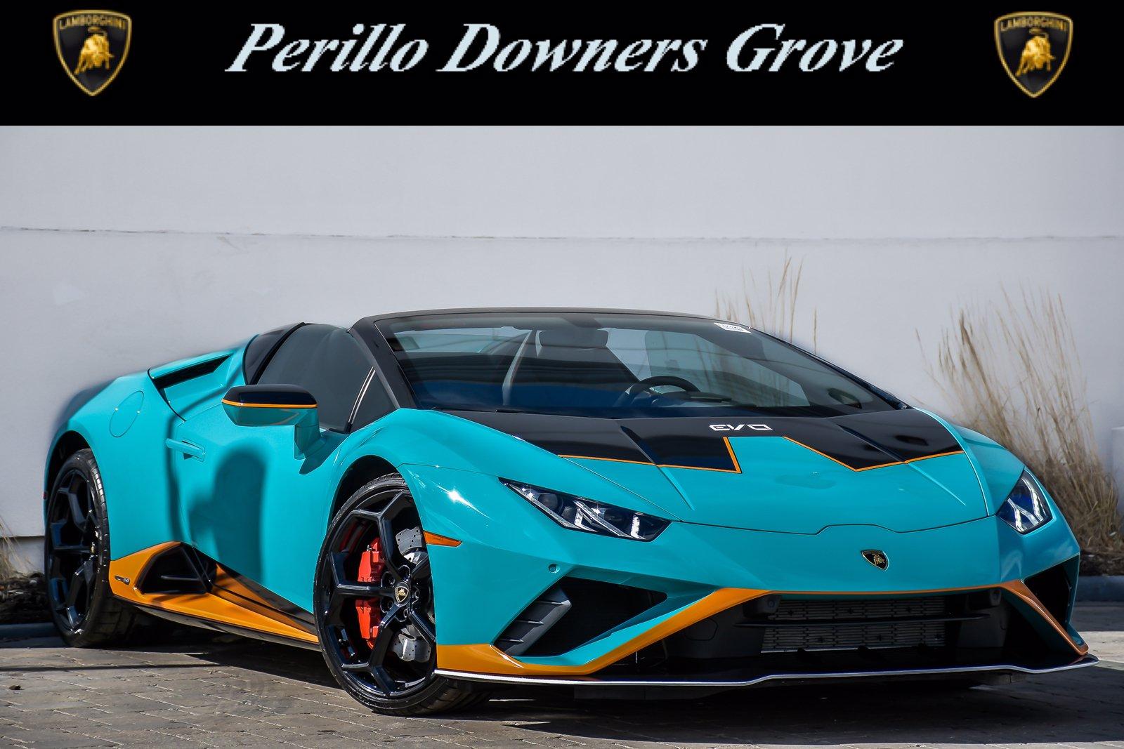 2021 Lamborghini Huracan Evo Spyder Stock Ld323 For Sale Near Downers Grove Il Il Lamborghini Dealer