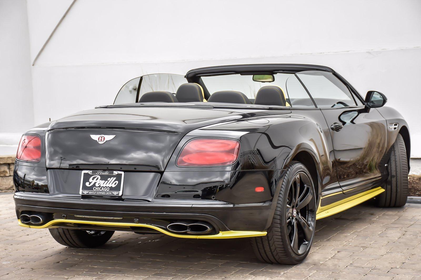 2017 Bentley Continental GT V8 S Mulliner Black Edition Convertible