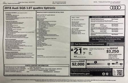 Used 2018 Audi SQ5 Prestige S-Sport | Downers Grove, IL